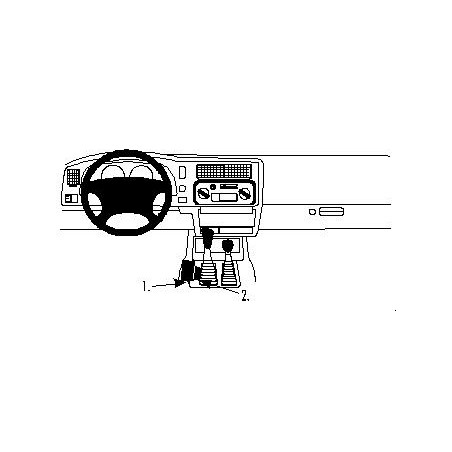 Brodit ProClip Console Mount - Mitsubishi L200 1997-2005