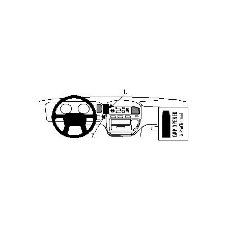 Brodit ProClip Center Mount - Mitsubishi L400/Space Gear 95-05