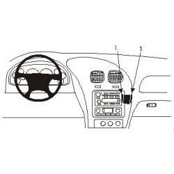 Brodit ProClip Angled Mount - Oldsmobile Bravada 2002-2009