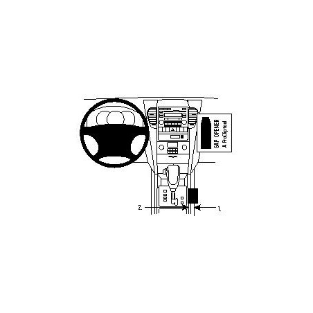Brodit ProClip Console Mount Kia Sorento 08-09