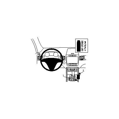 Brodit ProClip Console Mount VW Touareg 2011-2018
