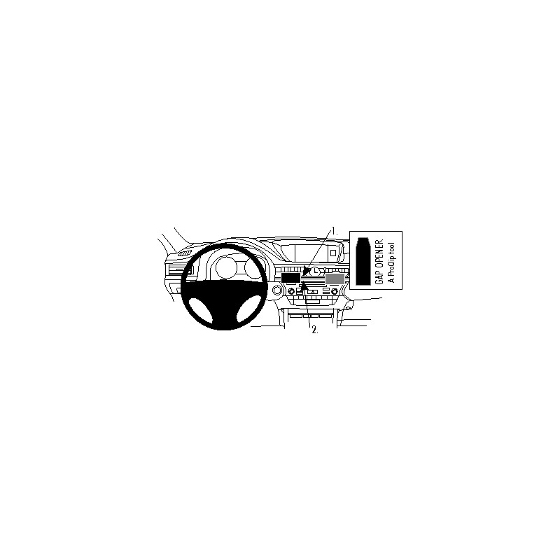 Brodit ProClip Center Mount Lexus ES Series 2013-2018 Brodit ProClip Center Mount Lexus ES Series 2013-2018