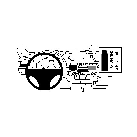 Brodit ProClip Center Mount Lexus ES Series 2013-2018