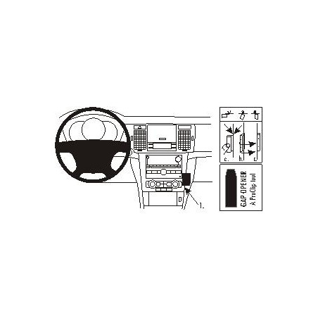 Brodit ProClip Angled Mount Chevrolet Epica 07-10