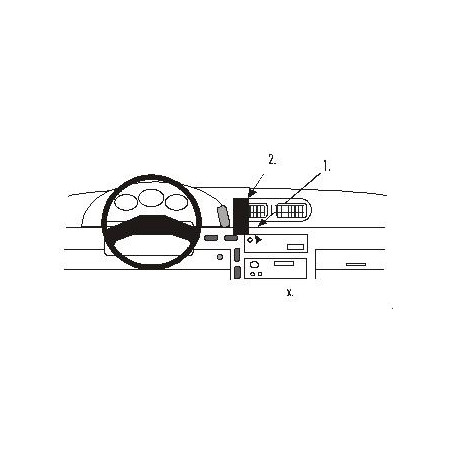 Brodit ProClip Center Mount - Nissan Cargo/Serena/Vanette 93-01