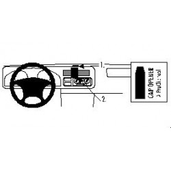 Brodit ProClip Center Mount - Nissan Frontier 1998-2001
