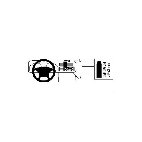 Brodit ProClip Center Mount - Nissan Frontier 1998-2001