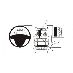 Brodit ProClip Center Mount - Citroen C2/C3/Pluriel 2006-2009