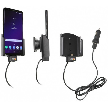 Brodit Aktiv Bilholder m/USB Samsung Galaxy S9