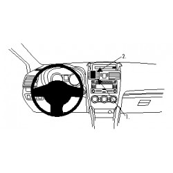 Brodit ProClip Center Mount - Subaru Multi Model 12-21