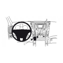 Brodit ProClip Center Mount - Hyundai i40 2012-2018