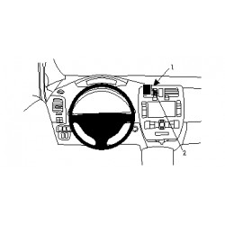 Brodit ProClip Center Mount - Nissan Leaf 2011-2017