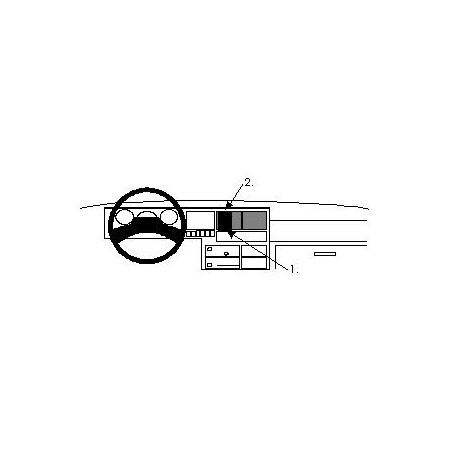 Brodit ProClip Center Mount VW Caravelle/T4 Transporter 91-95