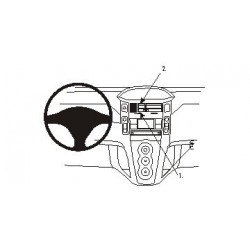 Brodit ProClip Center Mount - Toyota Yaris 2006-2011