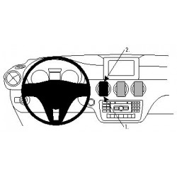 BRODIT ProClip Center mount Mercedes Benz A/CLA/GLA-Class 13-19