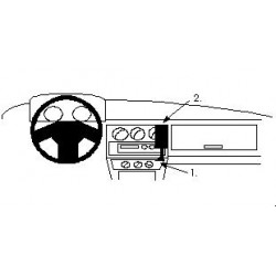 Brodit ProClip Angled mount - Alfa Romeo 33 1990-1994