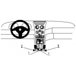 Brodit ProClip Console Mount - Alfa Romeo 145/146 1994-2000
