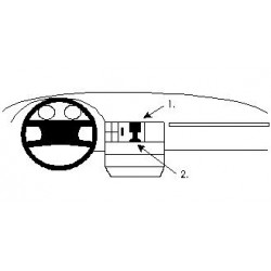 Brodit Proclip Center Mount Audi 100 83-88