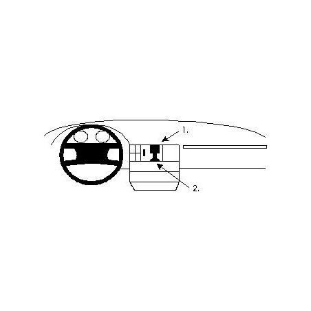 Brodit Proclip Center Mount Audi 100 83-88