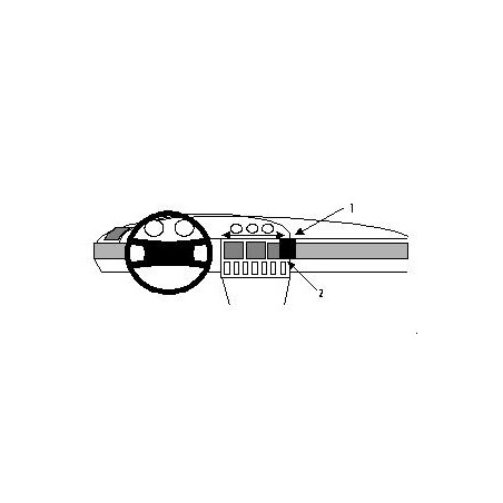 Brodit Proclip Center Mount Audi 100 C4 91-94 / A6/S6 95-97