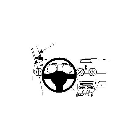 Brodit Proclip Left Mount high Audi A1 2011