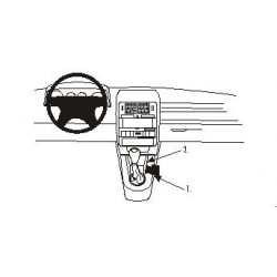 Brodit ProClip Console Mount Audi A2/S2 01-05