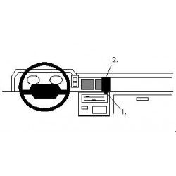 Brodit ProClip Center Mount - Nissan King Cab / Terrano 86-93