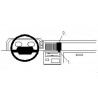 Brodit ProClip Center Mount - Nissan King Cab / Terrano 86-93
