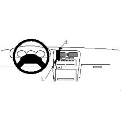 Brodit ProClip Center Mount - Nissan King Cab / Terrano 94-99