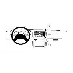 Brodit ProClip Angled Mount - Nissan King Cab / Terrano 94-99