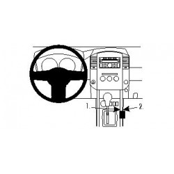 Brodit ProClip Console Mount - Nissan King Cab/ Navara 2011-2015