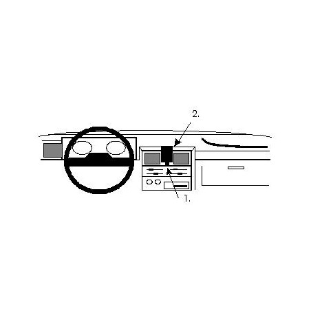 Brodit ProClip Center Mount - Nissan Patrol 1989-1994