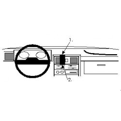 Brodit ProClip Center Mount - Nissan Patrol 1995-1997