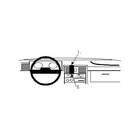 Brodit ProClip Center Mount - Nissan Patrol 1995-1997