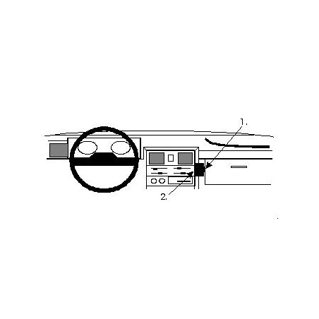 Brodit ProClip Angled Mount - Nissan Patrol 1995-1997