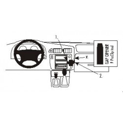 Brodit ProClip Angled Mount - Nissan Patrol 1998-2010