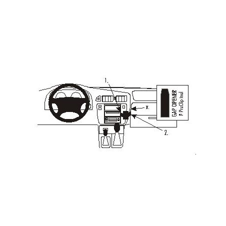 Brodit ProClip Angled Mount - Nissan Patrol 1998-2010