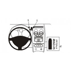Brodit ProClip Center Mount - Nissan Qashqai/Qashqai +2  07-13