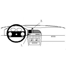 Brodit ProClip Center Mount - Nissan Sunny Combi 1991-1995