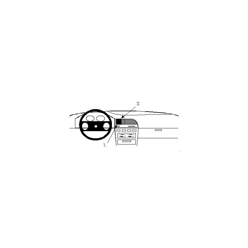 Brodit ProClip Center Mount - Nissan Sunny Combi 1991-1995 Brodit ProClip Center Mount - Nissan Sunny Combi 1991-1995