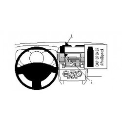 Brodit ProClip Center Mount - Nissan Tiida/Tiida Latio 2007-2011