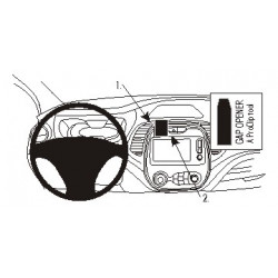Brodit ProClip Center mount - Renault Captur 2014-2017 model
