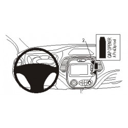 Brodit ProClip Angled mount - Renault Captur 2014-2017 model